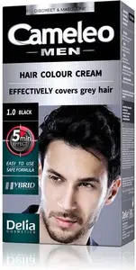 Hair Colour Cream Delia Cameleo Men 1.0 Black 30 ml