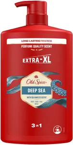 Гель для душа Old Spice 3 в 1 Deep Sea 1 л с дозатором — для тела, волос и лица