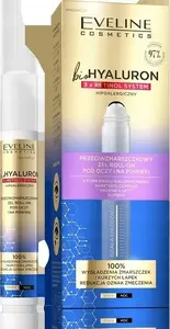 Гель-ролик для глаз и век против морщин Eveline bioHYALURON 3xRetinol System 15 мл