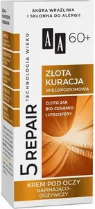Eye cream AA 5Repair Age Technology 60+ Gold Treatment firming and nourishing 15 ml