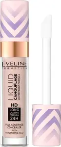 Concealer Eveline Liquid Camouflage HD Waterproof with Hyaluronic Acid 03 Soft Natural 7.5 ml
