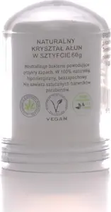 Deodorant stick Biomika Ałun Kryształ 60 g — natural mineral alum crystal