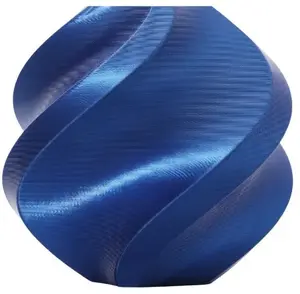 Filaments BambuLab PLA Silk+ 1,75 mm 1 kg ar daudzreiz lietojamu spuli — zils
