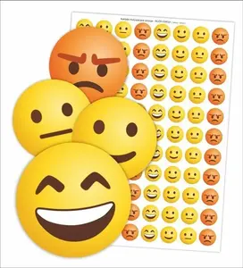 Uzlīmju komplekts LearnHow Emotki — 88 gab., motivējošas emociju uzlīmes