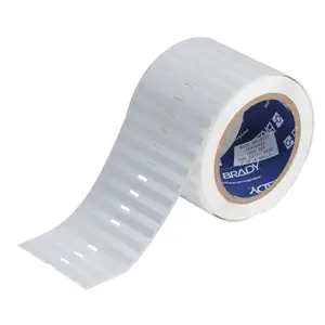 Self-adhesive die-cut printer labels Brady THT-289-492-2-WT — white, 7.6 cm × 6.4 mm, 2000 pcs, 76 m roll