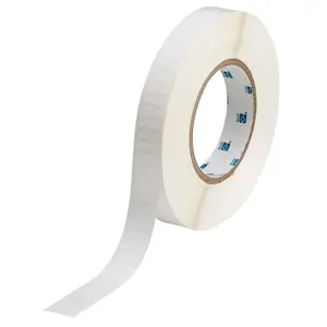 Self-adhesive die-cut printer labels Brady THT-47-423-10 — 1.65 cm × 5.08 mm, white, 7.62 cm core