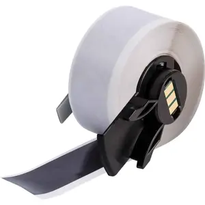 Self-adhesive continuous printer label Brady M6C-1000-439-BK, black, 2.54 cm width, 1 pc