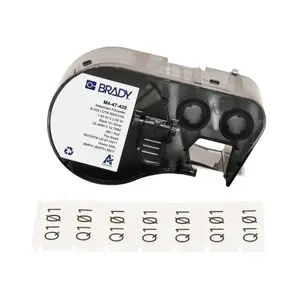 Self-adhesive Printer Labels Brady M4-47-428 — Metallized Polyester, 2.54×1.27 cm, 480 pcs