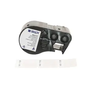 Self‑adhesive Vinyl Printer Labels Brady M4-91-417 — 2.54×3.81 cm, Black on White, 180 labels