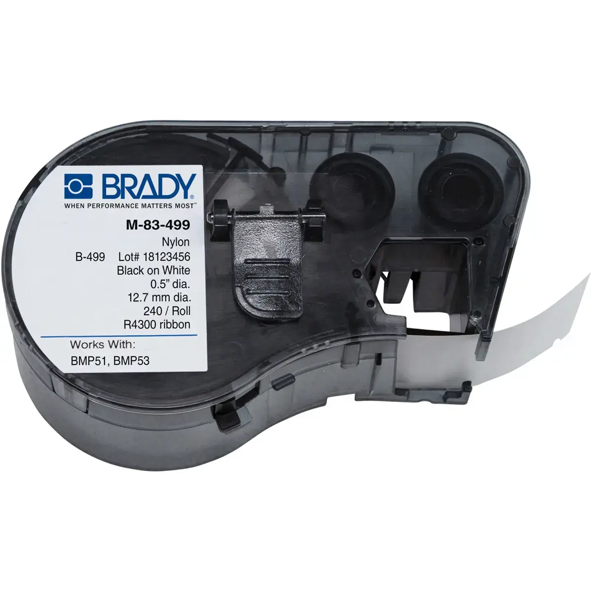 Brady M-83-499 die-cut self-adhesive printer labels Photo 2