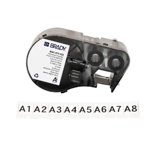 Label cassette for Brady BMP41/BMP51/BMP53/M511, MPN M4C-475-422, continuous cloth tape 4.75 mm x 4.5 m