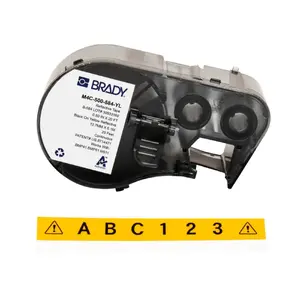 Label roll for Brady BMP41/BMP51/BMP53/M511 - M4C-500-584-YL, yellow continuous/marked
