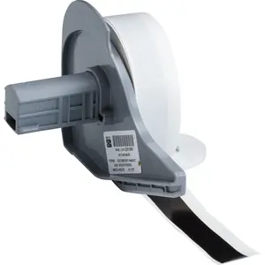 Label tape Brady M7C-500-595-BK, continuous yellow, 12.7 mm x 15.24 m, permanent acrylic adhesive