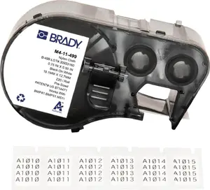Label roll for Brady BMP41/BMP51/BMP53/M511 printers, MPN M4-11-499