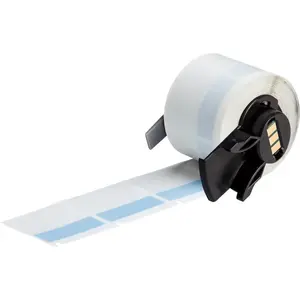 Self-adhesive Die-cut Printer Labels Brady M6-32-427-BL — 3.81×3.81 cm, Blue/Transparent, 250 pcs