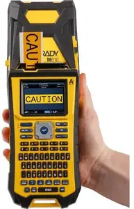 Etiķešu printeris Brady M610 QWERTY — portatīvs industriālais marķieris