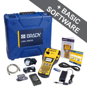 Pārnēsājamais etiķešu printeris Brady M410 — portatīvs termo-pārneses printeris