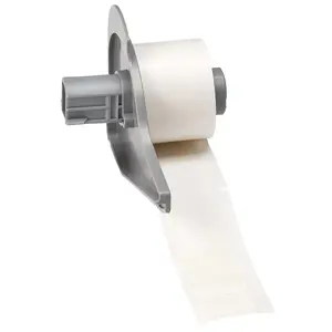 Self-adhesive die-cut printer labels Brady M7-64-427, white, 2.54×8.57 cm, 100 per pack