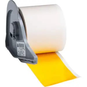 Label Roll Brady Repositionable Multi-Purpose M7C-2000-581-YL — repositionable multi-purpose labels, yellow