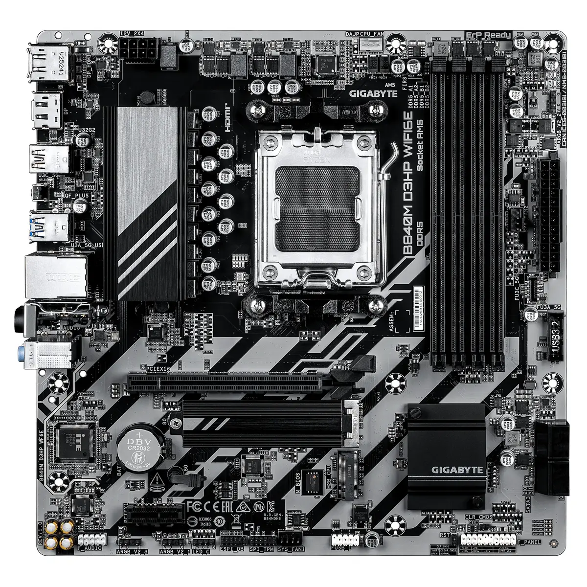 GIGABYTE B840M D3HP WIFI6E Micro ATX материнская плата Photo 2