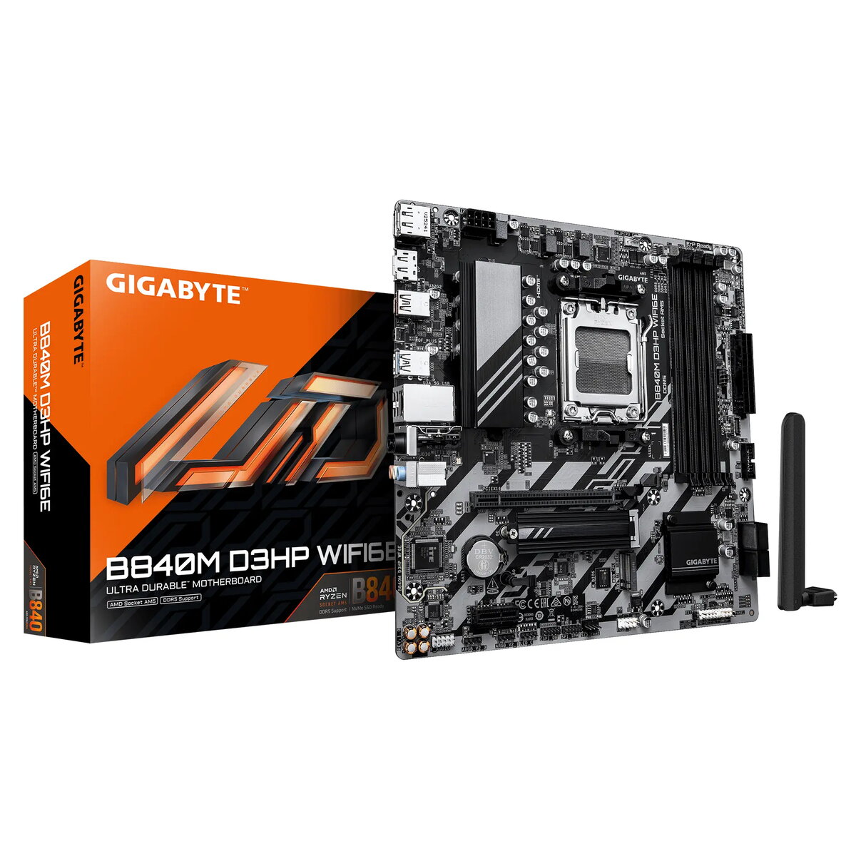 GIGABYTE B840M D3HP WIFI6E Mātesplate -