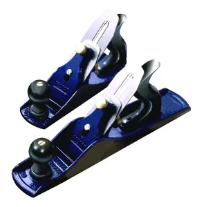 Jack planer Irwin T05 — blade width 5 cm, stainless steel body, black/blue finish