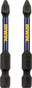 Screwdriver bit set Irwin PH2 x 57 mm, impact-rated, 2 pieces
