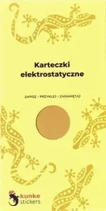 panta plast electrostatic sticky notes 50 pcs orange – pack of 50