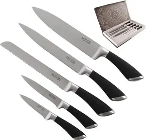 Kitchen knives set ORION Motion 5-piece stainless steel — universal utility knives