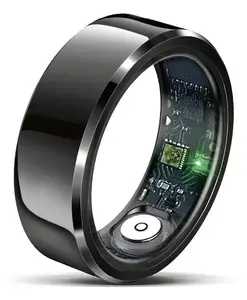 Smart ring activity tracker Beafon SR6 — round form, black, 18 mAh battery, 5-day battery life, IP68