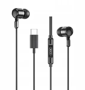 Vadu ausis XO EP81 ar USB-C konektoru, melnas