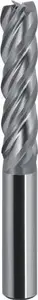 FANAR cietmetāla frēze, ciets karbīds, diametrs 16,0 mm, 48/92 mm, Z4, HA16 VHM AL 445