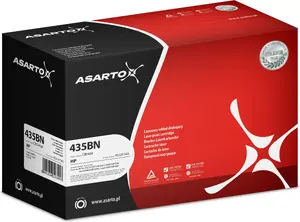 Тонер Asarto черный, замена для Kyocera TK-435 / AS-LK435BN, черный картридж