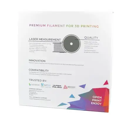 3D Spectrum Smart ABS 1,75 мм черный 1 кг Photo 3