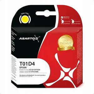 Картридж Asarto для Epson T01D4 C13T01D400 20000 страниц желтый
