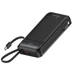 Power bank MediaRange MRMA756 — 20000 mAh LiPo, 15 W output, USB-A + USB-C, black