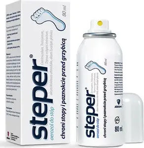 Kāju aerosols Aflofarm Steper 80 ml – kāju kopšanas aerosols