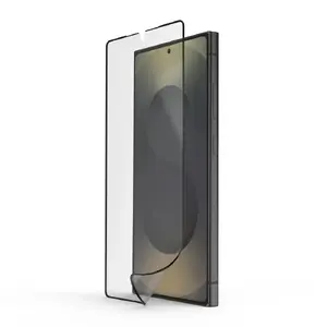 Ekrāna aizsargplēve HAMA Super Hybrid Clear priekš Samsung Galaxy S26 Ultra, rPET, pretskrāpējumu un triecienizturīga, 1 gab.