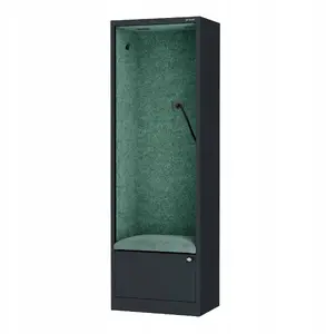 Acoustic booth Jan Nowak SALLY MentalBox 600 mm — anthracite frame, green seat