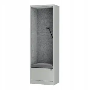 Acoustic booth Jan Nowak SALLY MentalBox 600 mm — gray shell, gray seat