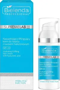 Крем для лица Bielenda SupremeLab Hydra-Hyal2 Injection SPF15 50 мл — увлажняющий и лифтинг с гиалуроновой кислотой