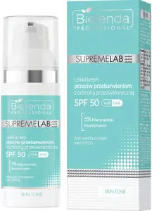Face cream Bielenda Supremelab anti‑discoloration SPF50 UVA/UVB 50 ml