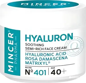 Крем Mincer Hyaluron успокаивающий 40+ 50 мл — антивозрастной для зрелой кожи