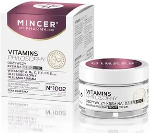 Питательный крем для дня и ночи Mincer Vitamins Philosophy 50 мл (тон 1002)