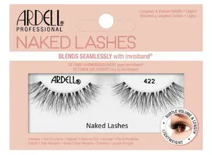 Strip lashes Ardell Naked Lashes 422 — black, 2 pcs, reusable