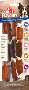 Жевательные шашлыки для собак 8in1 Triple Flavour 160 г – дентальная лакомство