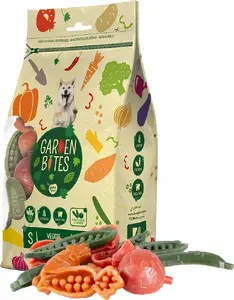 Игрушка для собак Duvo+ Garden Bites Veggie Buddies L 11 см, набор 3 шт.