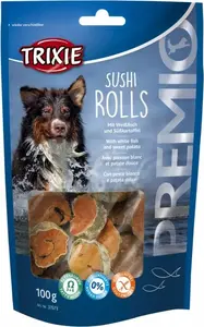 Suns gardums Trixie SNACKI Premio Sushi ar zivīm 100 g