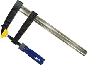 Woodworking clamp GEKO PROFI G29982 80x300 mm, fixed bar clamp, set 12/24