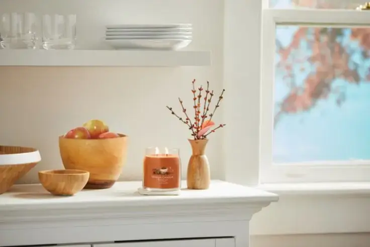 Yankee Candle Cinnamon Stick круглая стеклянная свеча Photo 3